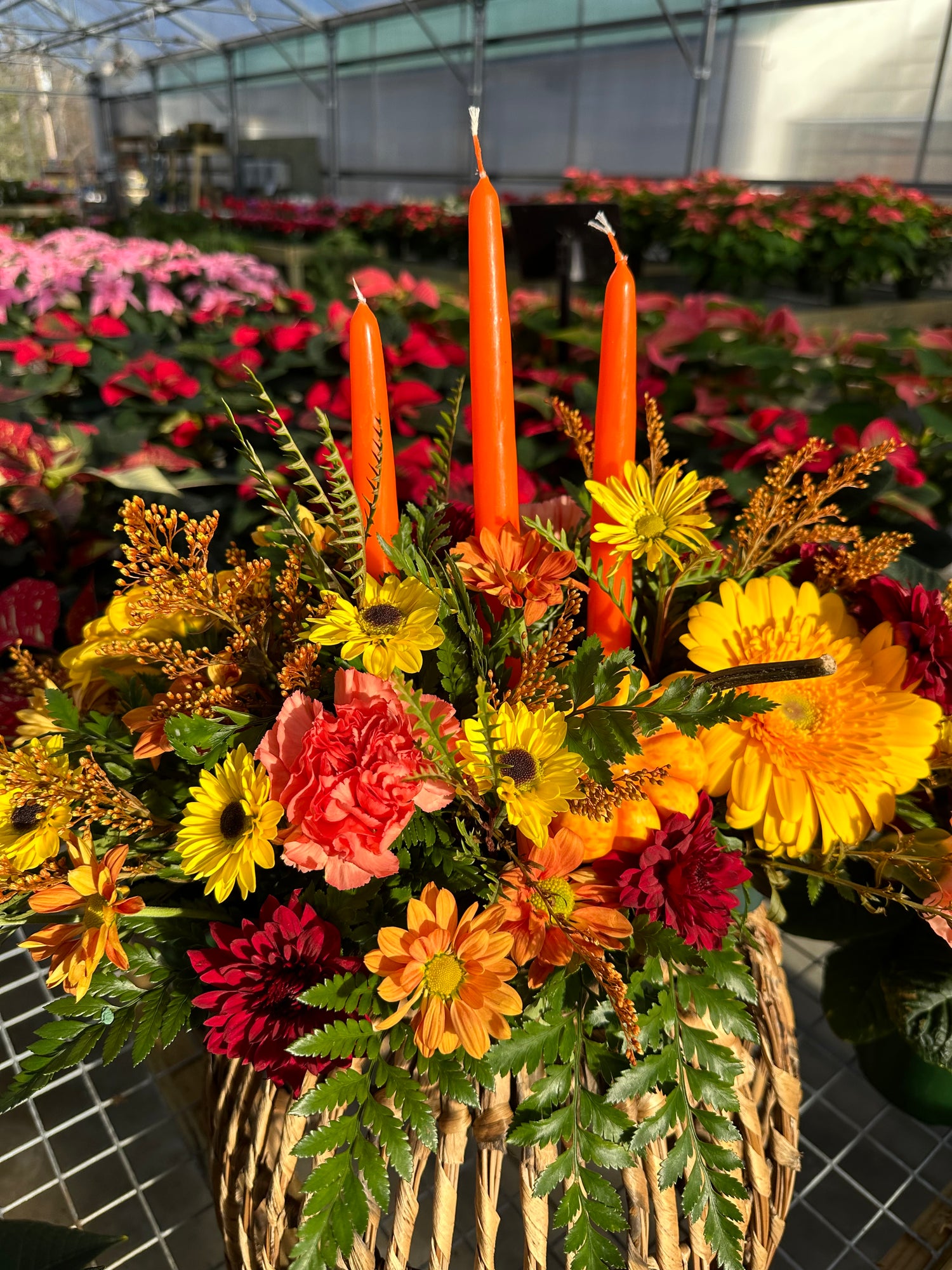 'Thankful for You' Flower Centerpiece