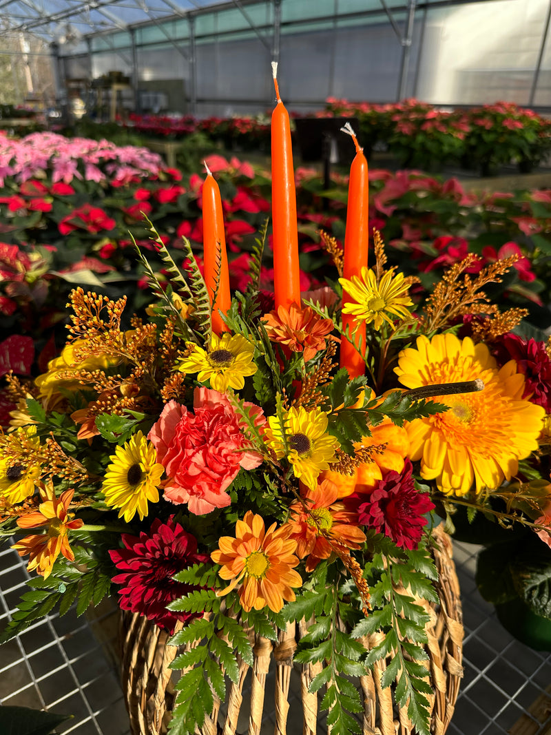 'Thankful for You' Flower Centerpiece