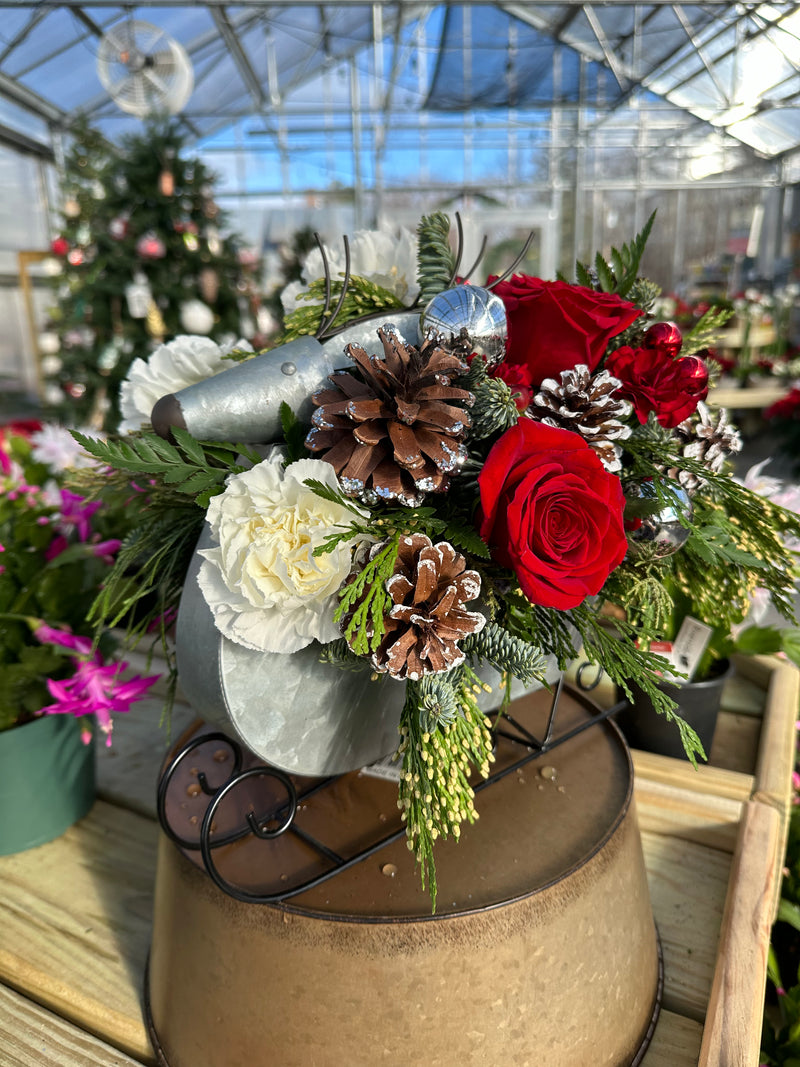 Reindeer Flower Arrangement