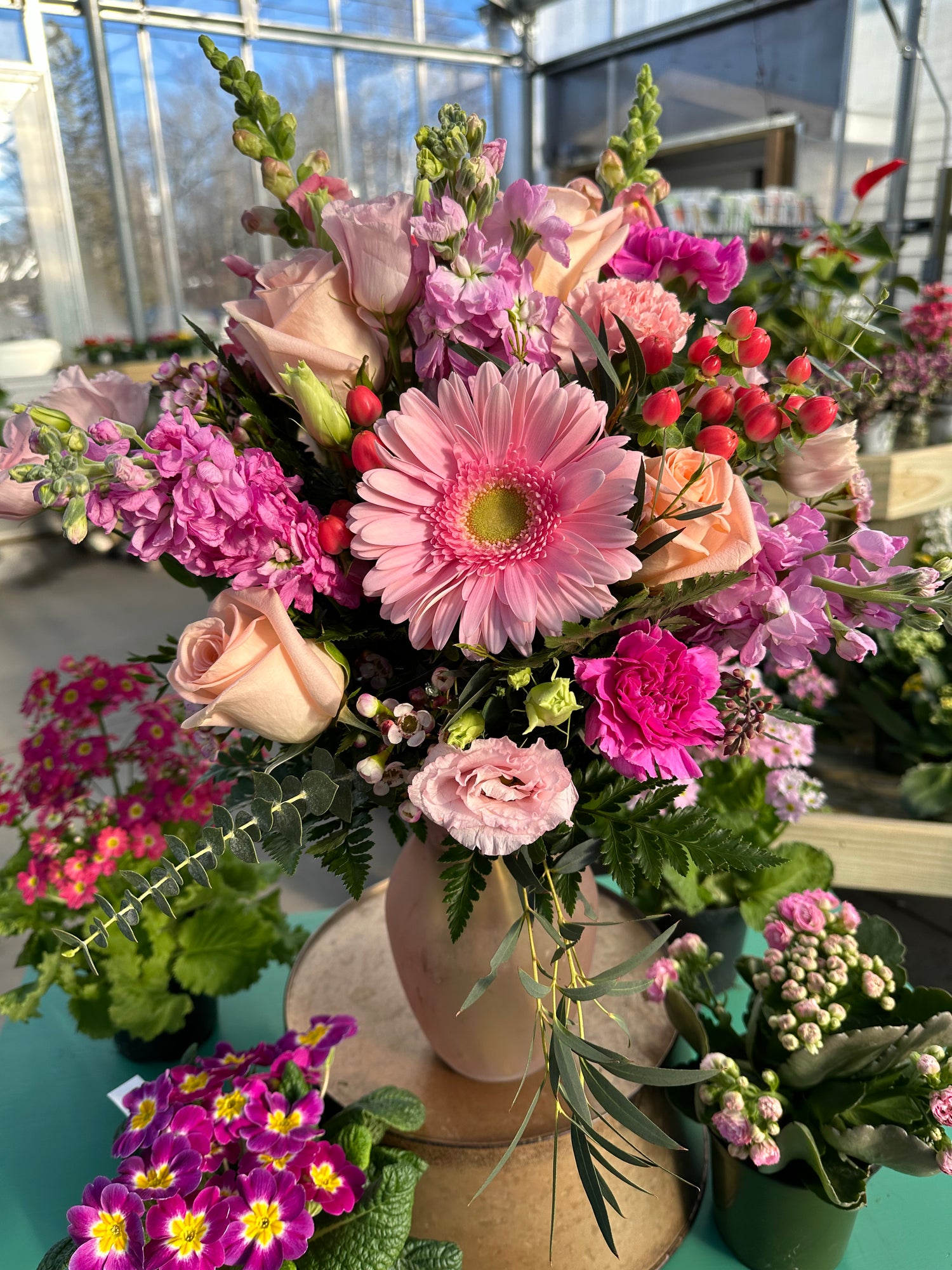 Shades of Pink Flower Arrangement