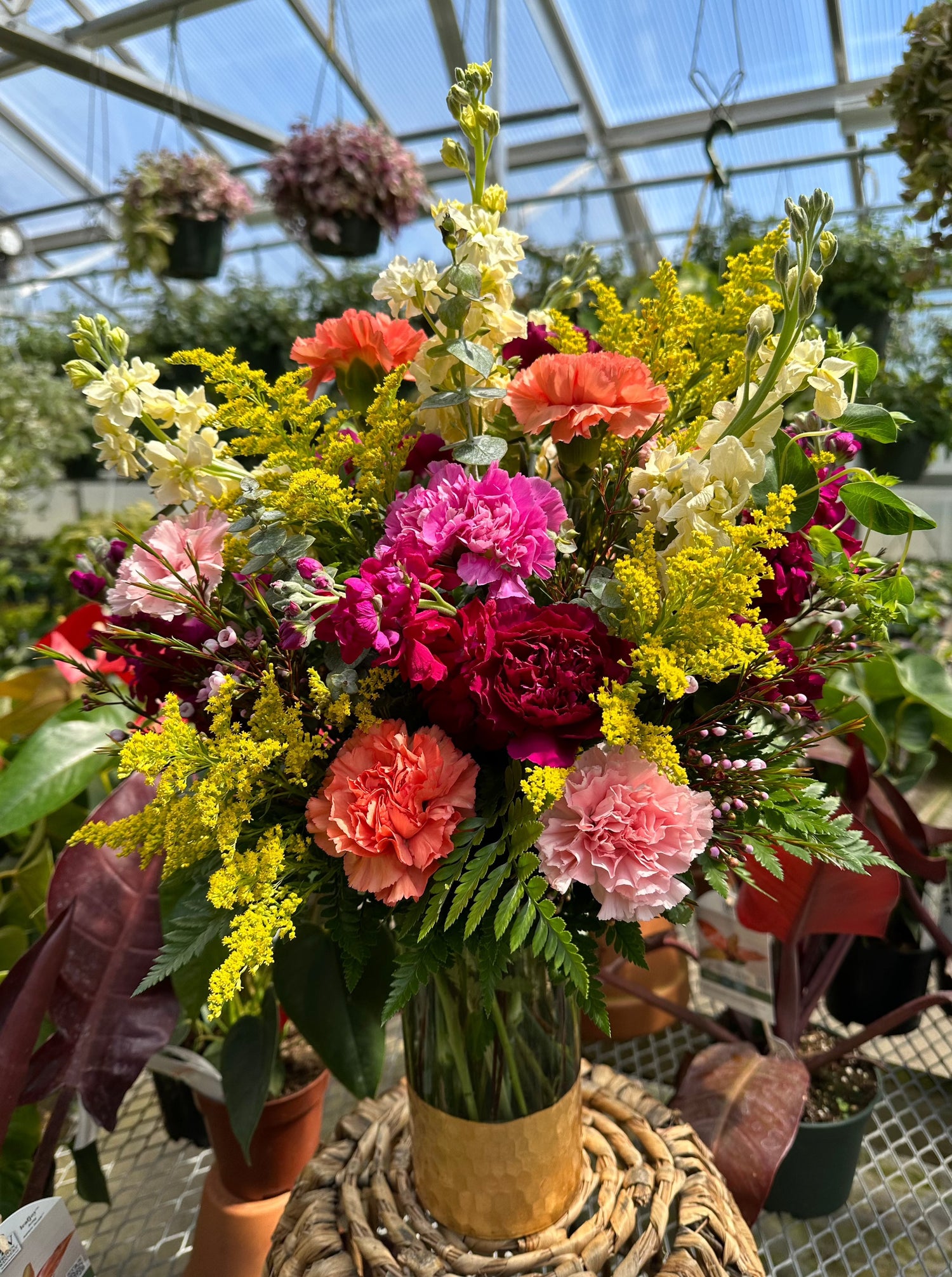 Classic Carnations Flower Arrangement
