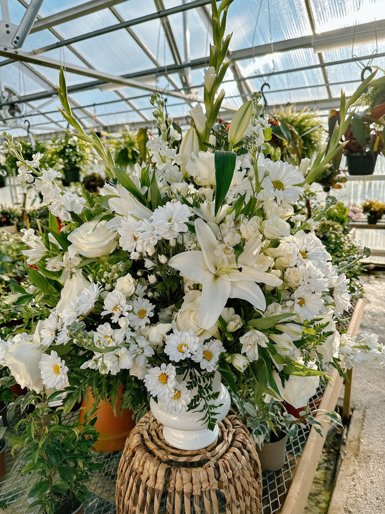 Sympathy Flower Arrangement