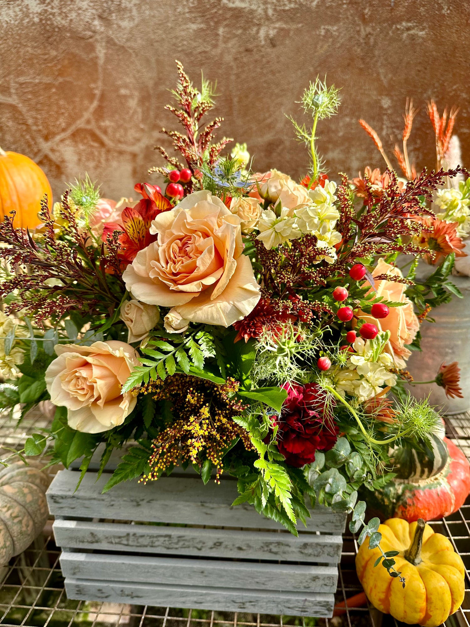 'Thankful for You' Flower Centerpiece